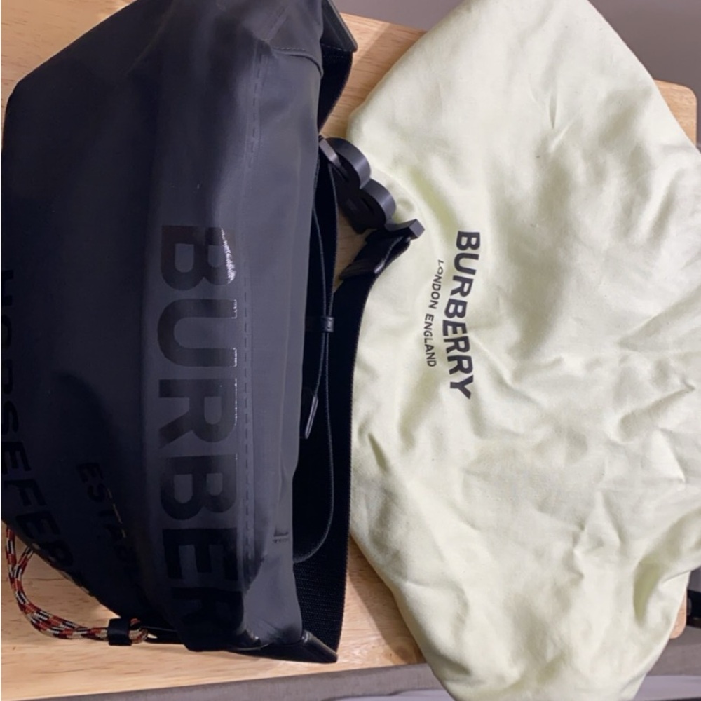 Burberry Black Belt Bag for Men